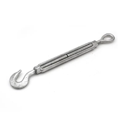 Nós Tipo Galvanizado Forjado Turnbuckle Gancho e Olho